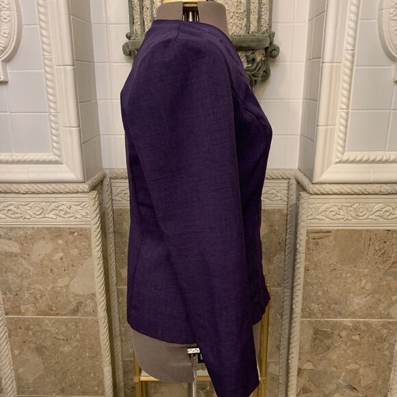 Sag Harbor. Sz 12. Embroidered Long Sleeve Light Weight Blouse or Jacket. B56 - Picture 3 of 4